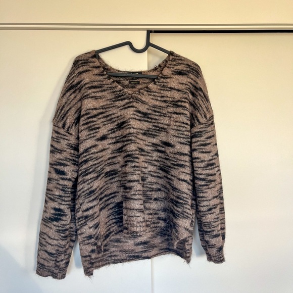 Massimo Dutti Brown&Black Sweater/Jumper - Picture 4 of 8